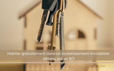 Se loger gratuitement dans un bien détenu par une SCI