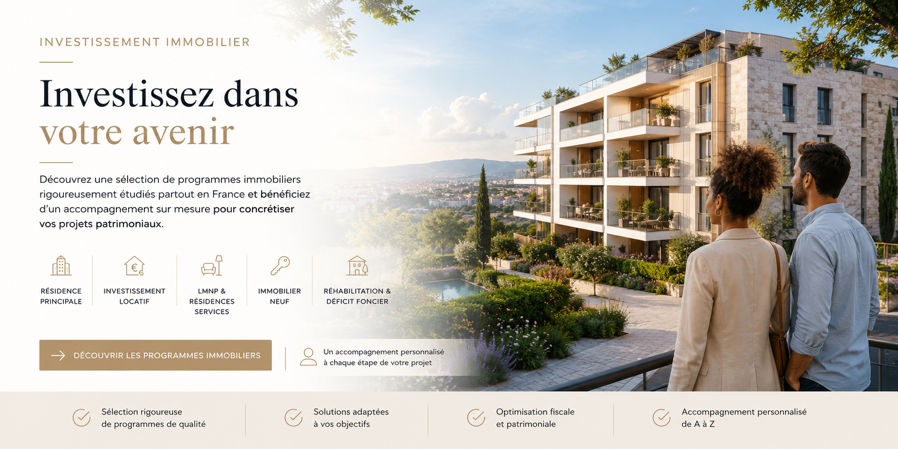 Programmes immobiliers et investissement immobilier